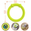 LaRoo Dog Flying Ring Toys, Floating Flying Disc ABS Durable