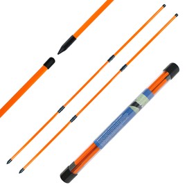 TROLLBIRD Golf Alignment Sticks 48" Collapsible Alignment Rods Golf Training Aid for Aiming, Putting, Swing Trainer, Golf Training Stick 2 Pack with Clear Tube Case