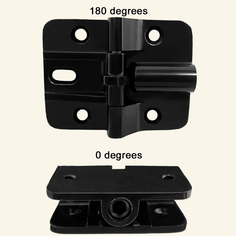 ANTEISI 180 Degree Hinge Zinc Alloy Locking Hinges 90 Degree,Adjustable