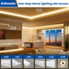 Muzata 4FT/1.2M Spotless Aluminum LED Baseboard Lighting Frosted LED Strip