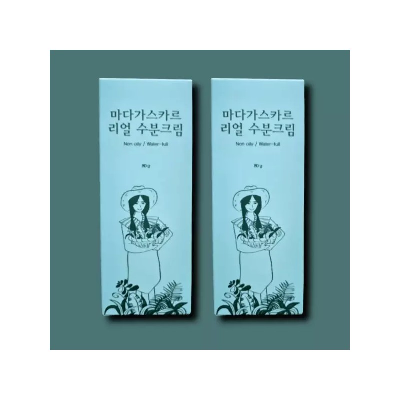 Sidmool 시드물 마다가스카르 리얼 수분크림 80g 2개 Seedmeal Madagascar Real