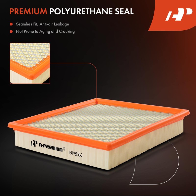A-Premium - Filtro de aire de motor de 2 piezas