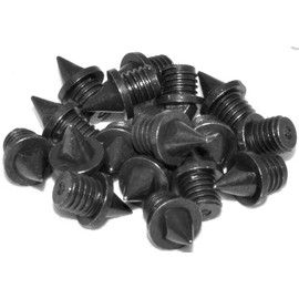 ecoSpikes Stainless Steel Track and Cross Country Spikes (1/4" Black, 14x)