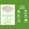 Vplus 500 Pack Paper Plates 9 inch 100% Compostable, Heavy-Duty