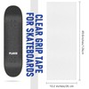 YIYIW 49.6"*10.2"Clear Skateboard Grip Tape, Anti Slip Transparent Skateboard Sandpaper,