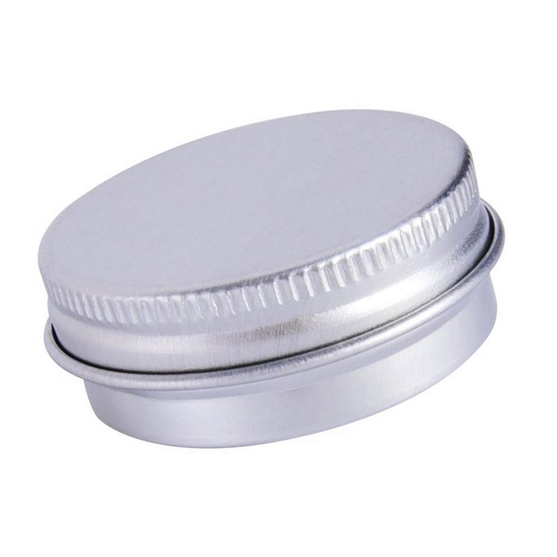 Screw Jar, 15 ml, Aluminium Jar with Screw Lid, Empty,