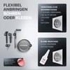 ovimar Nederlandsoya Soap Dish with Holder for Wall Mounting Stainless