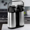 Megachef Airpot, Dual 1.9L, Silver