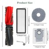 21 Pack Accessories Kit Compatible with Roborock Qrevo Curv/Qrevo Edge