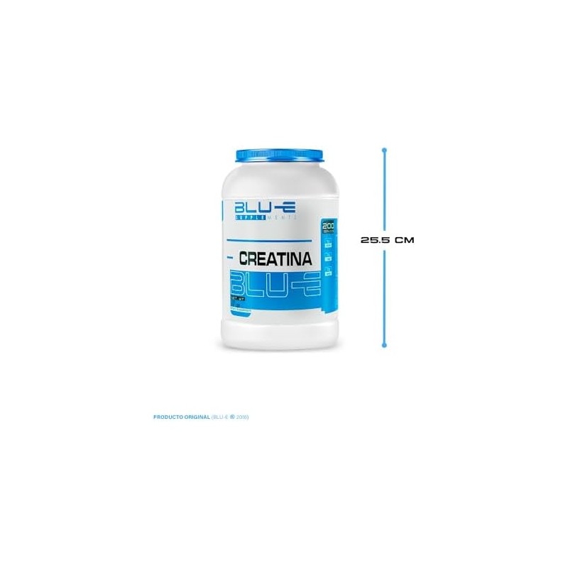 Blu-e Creatina Monohidratada 1k 200 Servicios Sabor Natural