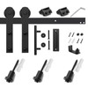 SMARTSTANDARD 4 FT Heavy Duty Sturdy Sliding Barn Door Hardware