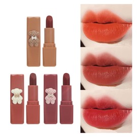 LAMUSELAND Semi Matte Velvet Lipstick, Long Lasting Waterproof Long Wear Lip Stain,Lip Makeup for Womman.(23087)