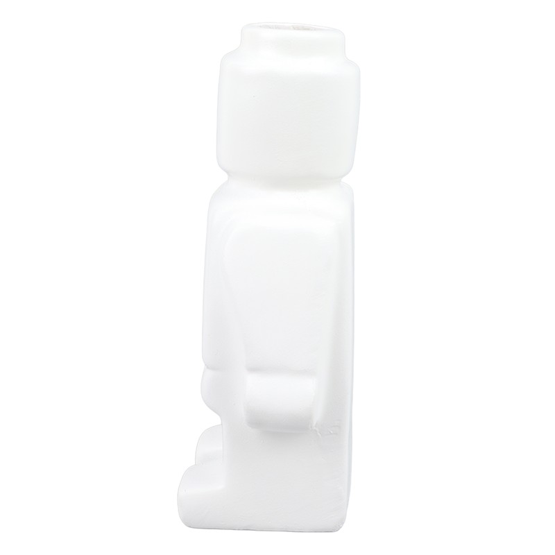 Little Robot Flower Vase Entryway Ornament Resin Flower Vase Decoration