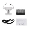 Hands Free Eyeglasses Bracket Magnifier with 5 Pcs Lenses Headband