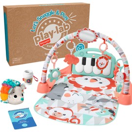 Fisher-Price Newborn Baby Kit Let’s Snuggle & Play Set, Developmental Toys with Activity Guide for Infants Ages 0+ Months