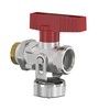 Simplex KFE Ball Valve Through Male Thread 1/2 Inch, Self-Sealing