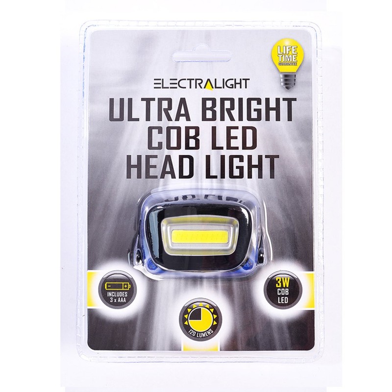 Electralight 3 Watt COB LED Head Light - Blue
