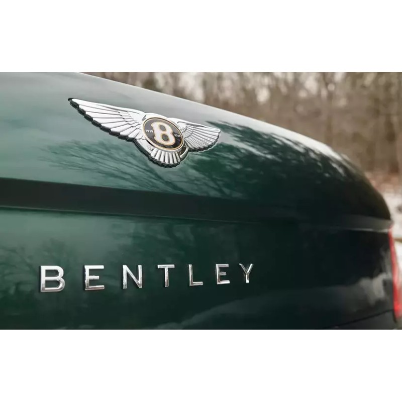 BENTLEY BENTAYGA CHROME TRUNK LOGO / 3SA853675 GENUINE OEM