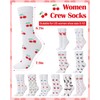 Cutecrop 10 Pairs Floral Socks for Women Novelty Cute Plant