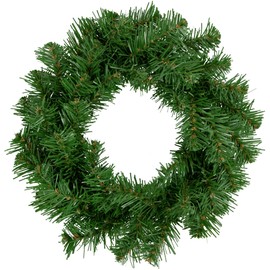 Deluxe Dorchester Pine Artificial Christmas Wreath - 12" - Unlit