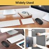 Wireless Mouse for Laptop, 2.4GHz Slim Mouse with USB Receiver,