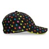 Headsweats Podium Baseball Cap Hat, Black/Neon Pickleball, One Size