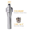 Jerax tools R8 Shank Shell Face Mill Arbor Adapter Holder,