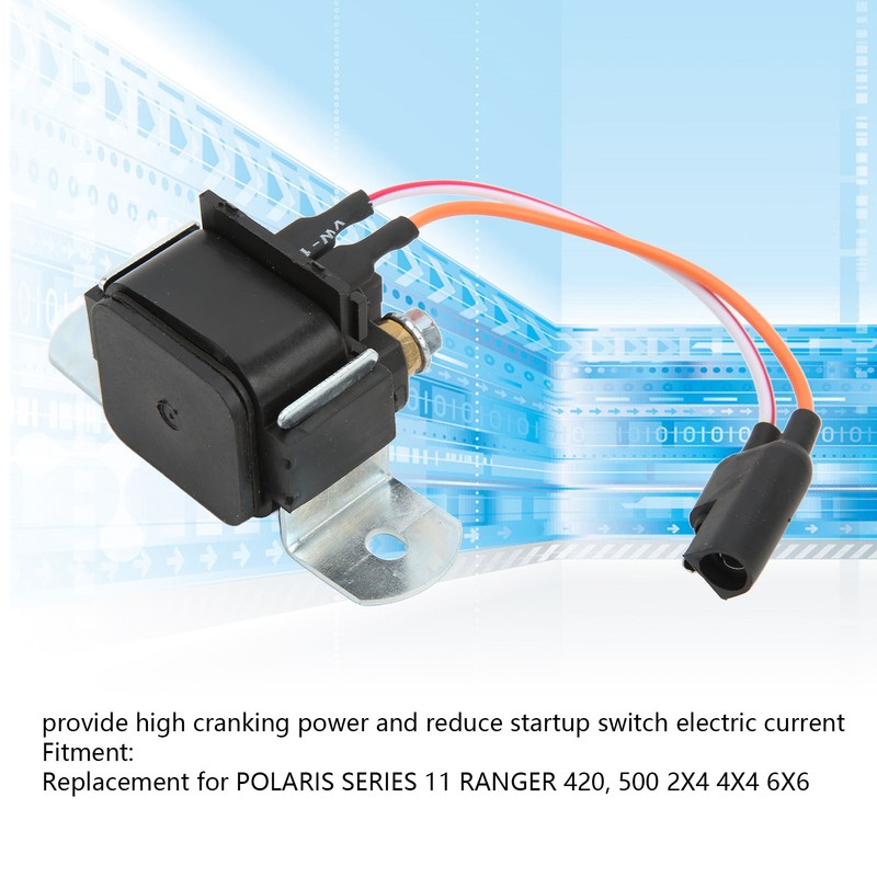 Starter Relay Solenoid Efficient ATV Starter Relay Replacement for POLARIS