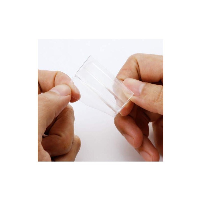 50Pcs 4x2cm Mini Acrylic Sign Display Holder Price Name Card