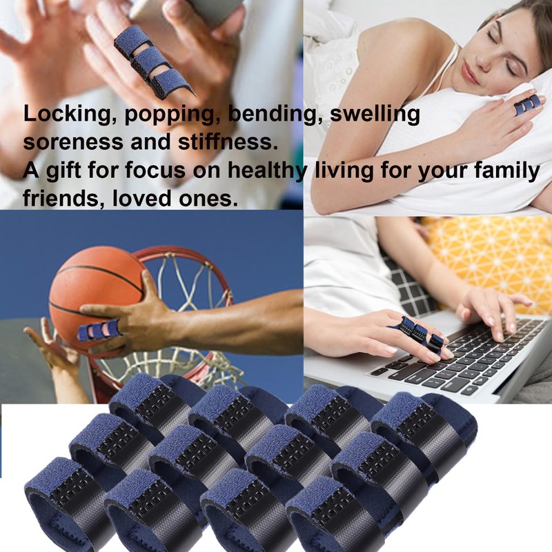 Reppkyh Finger Splints Trigger Finger Braces for Ankle, Pack of