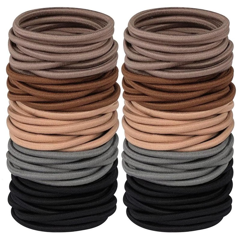 Mythya Ligas para Cabello 120 Piezas, Ligas para el Cabello