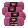 Red Heart Super Saver Yarn (4-Pack of 7oz Skeins) (Light