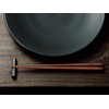 Marunao Sutoreto Ebony Ebony Chopsticks Tray for Japanese Chopsticks