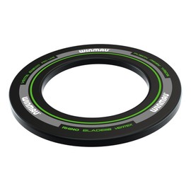 Winmau Dart Board Surround Ring - Advance Black and Green Dartboard Surround - Backboard Wall Protector