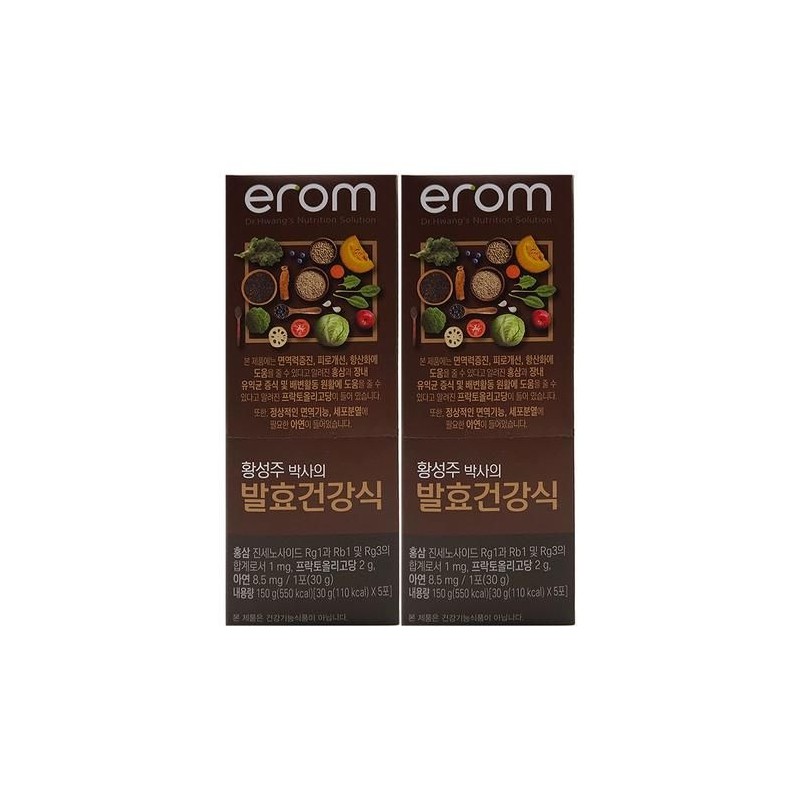 Irom 이롬 황성주박사의 발효건강식 30g x 5포 x 2박스