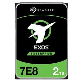 Seagate Exos 7E8 2TB Internal Hard Drive Enterprise HDD – CMR 3.5 Inch 512E SATA 6Gb/s 7200 RPM 256MB Cache for Enterprise, Data Center – Frustration Free Packaging (ST2000NM000A)