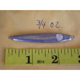 HOME MADE 12 PCS. MINNOW JIG/CASTING LURE BAIT 1-1/2,1,3/4 OZ 4ea. +HOOK,RING,EYE