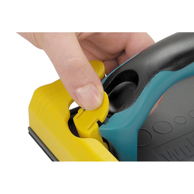 wolfcraft Hand-Held Sander for Plasterboard I 4056000 I for controlled,