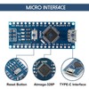 Ar-duino Nano MEGA328P Development Boards XTVTX Pack of 5 Nano