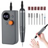 Professional Portable Nail Drill, 30000RPM Rechargeable Electric Nail File Machine
