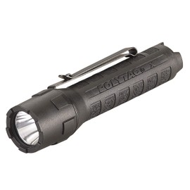 Streamlight 88613 PolyTac X USB 600-Lumen 11485-Candela Professional Tactical LED Flashlight with Rechargeable Battery, Easy-Open Box, Black