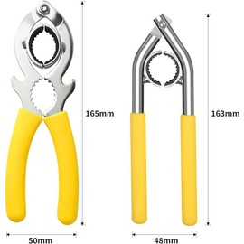 MetalNuts Tap Key Stainless Steel – Pack of 2 Universal Service Keys for Taps, Aerator Service Key, Tap Aerator Tool, Aerator Installation Key