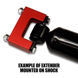 2" Billet Aluminum Rear "T" Style Shock Extender Set