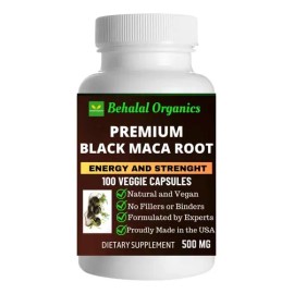 Cápsulas De Liberación Rápida De Raíz De Maca Negra