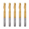 5pcs CNC Router Bits Spiral End Mill Milling Cutter Set