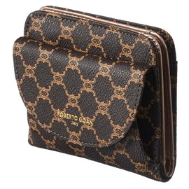 JIL GORDON Women's Mini Wallet, Box Type, Coin Purse Included, Bifold Wallet, Bifold Wallet, Compact, Simple Packaging, Gold