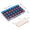 Yaklim Monthly Pill Organizer 28 Day, Large Pill Box 4
