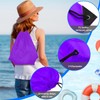 PLULON 2Pcs Drawstring Bags Bulk Purple Drawstring Backpack String Backpack