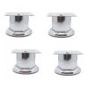 Herrajes Guerrero Pata Tubular Para Mueble Sala 5 Cm Altura
