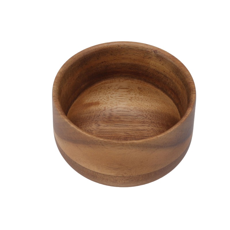 Wooden Men Shaving Bowl Burr Free Compact Shaving Cream Cup